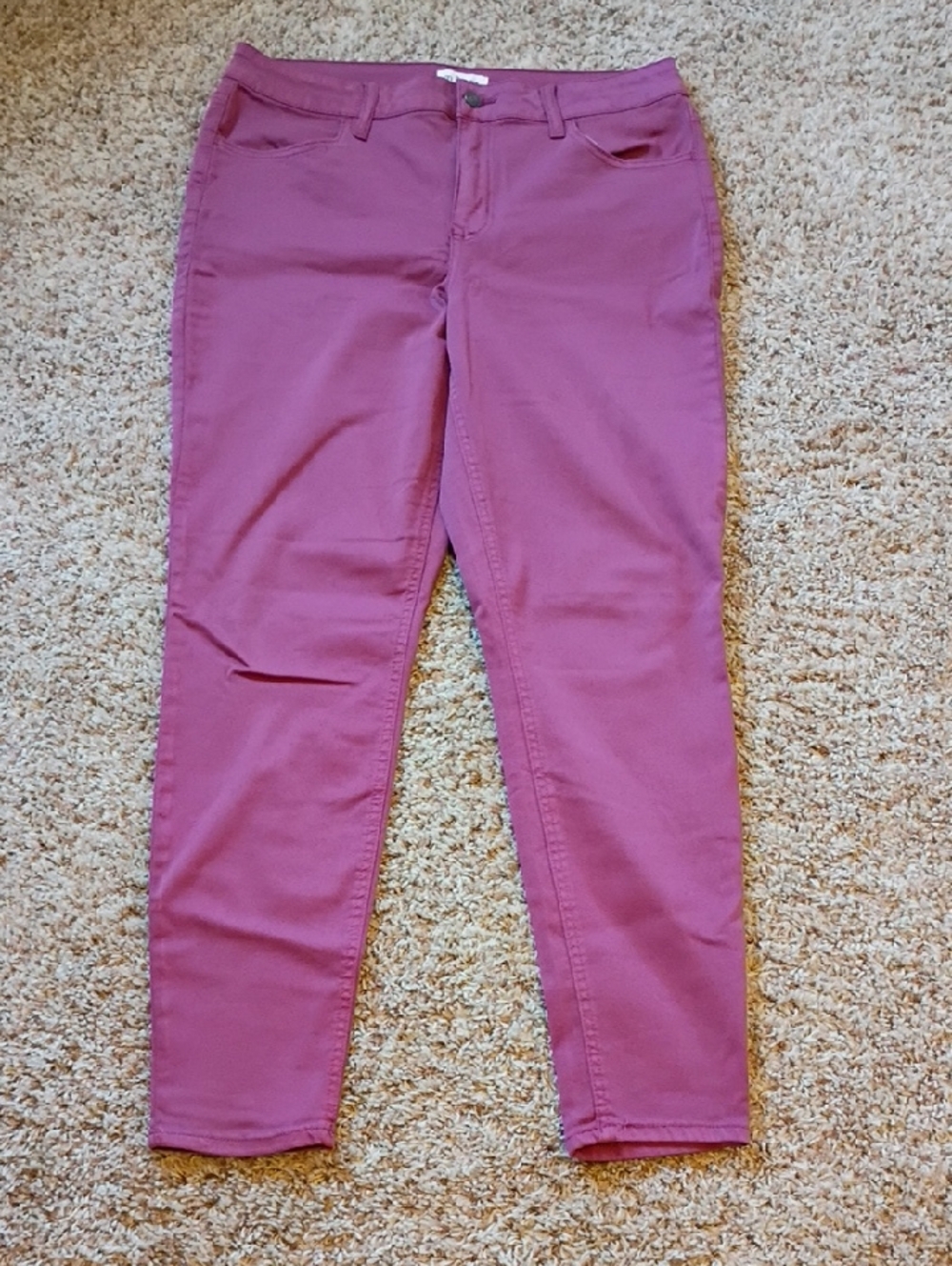 Maurices Women's Magenta Skinny Jeans